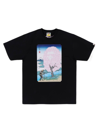 Тениска BAPE Sakura Tee Черно | 1J20-110-010