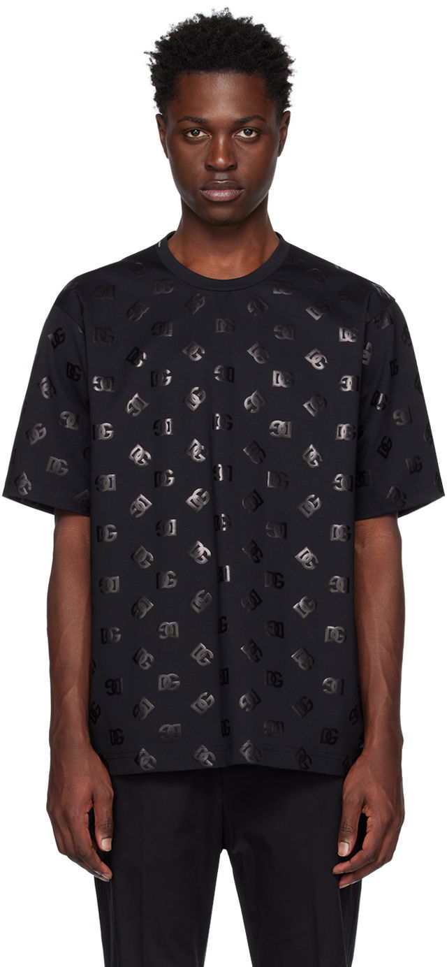 Black Printed T-Shirt