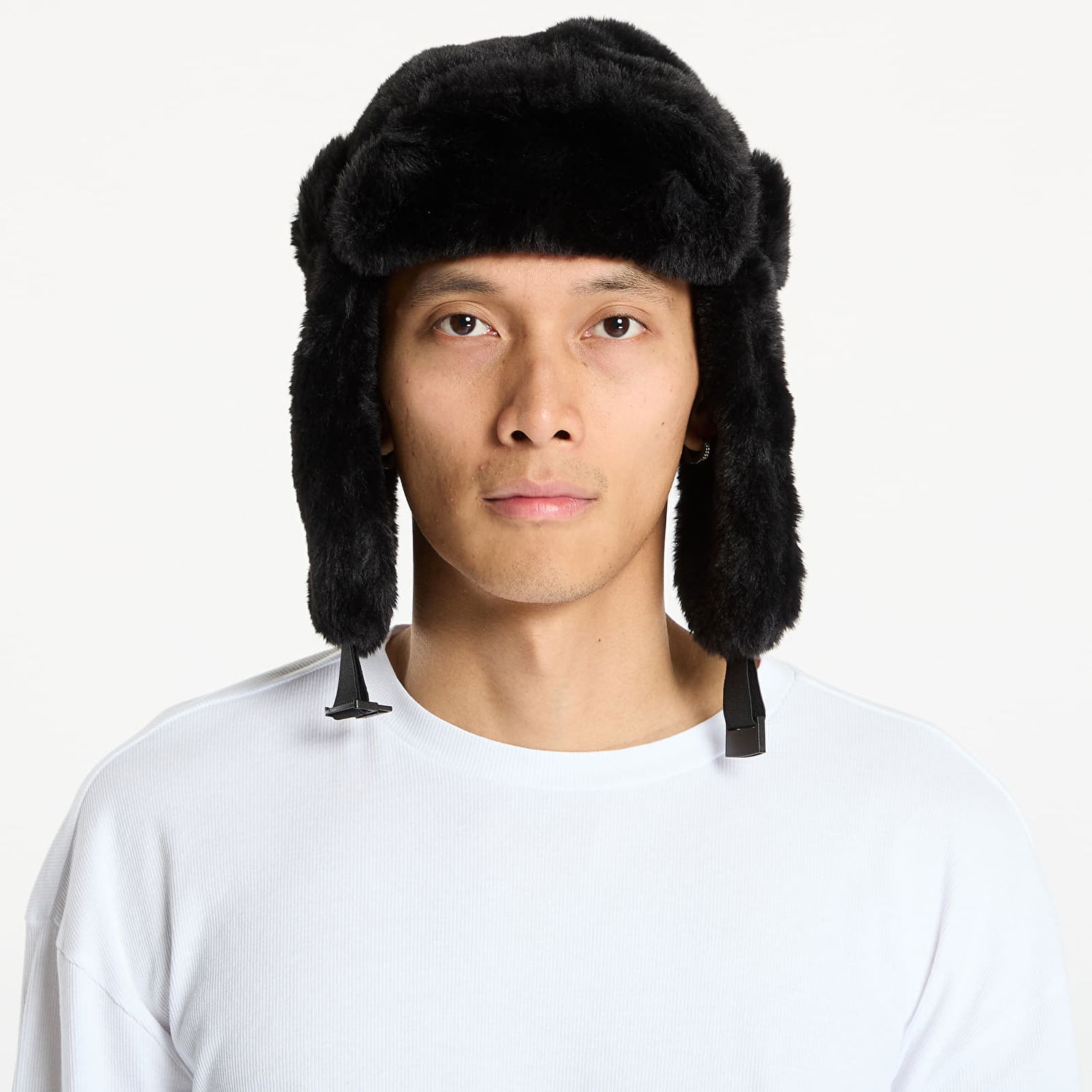 Шапка RIPNDIP RIPNDIP Astro Aviator Faux Fur Trapper Hat Черно | RNDFALL25153, 0