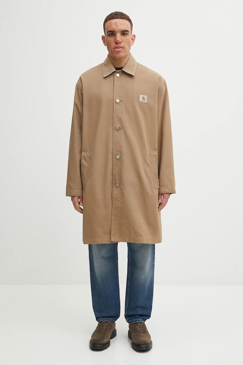 Палта Carhartt WIP Webster Transitional Coat Бежово | I035618.3AF02