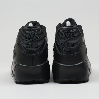 Кецове и обувки Nike Air Max 90 Leather GS Черно | 833412-001, 3