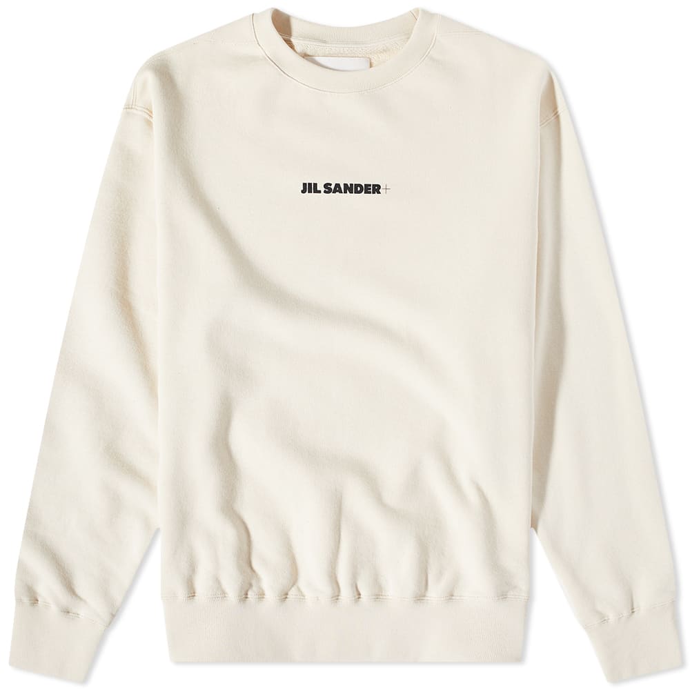 Суитчър Jil Sander Plus Logo Crew Sweat Бежово | J47GU0001-J20010-279, 0