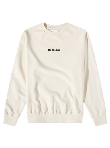 Суитчър Jil Sander Plus Logo Crew Sweat Бежово | J47GU0001-J20010-279