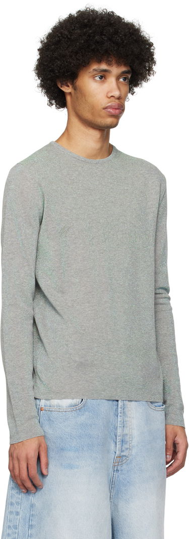 Пуловер ERL ERL 'Make Believe' Sweater Сиво | ERL08N325, 3