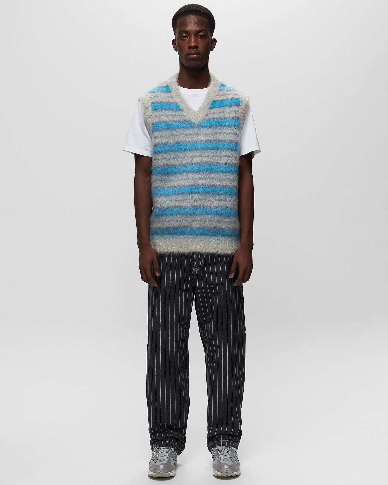 Пуловер Marni Striped Vest Сиво | CVMG0076Q0 UFU191, 1