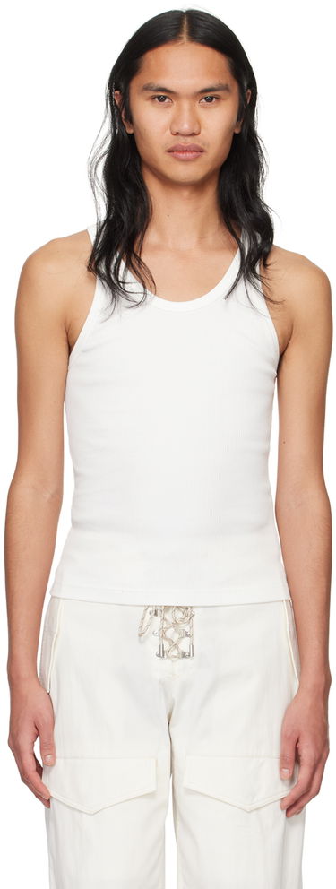 Потник Dion Lee Rivet Fitted Tank Top Бяло | C3169PS24, 0