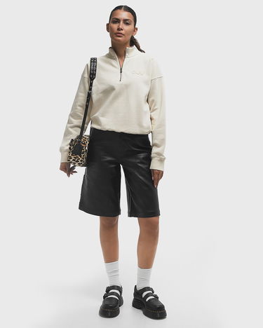 Суитчър ØLÅF Half Zip Sweatshirt Бежово | W210201-OFF-WHITE, 2