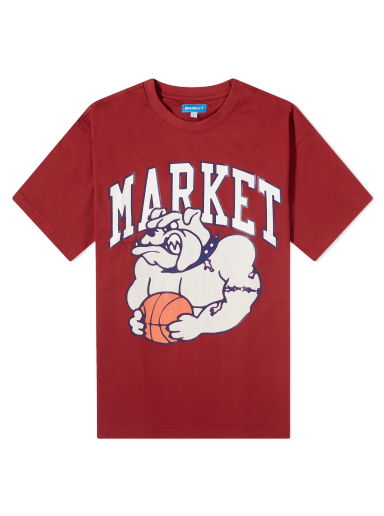 Тениска MARKET Bulldogs T-Shirt Червено | 399001586-GRN