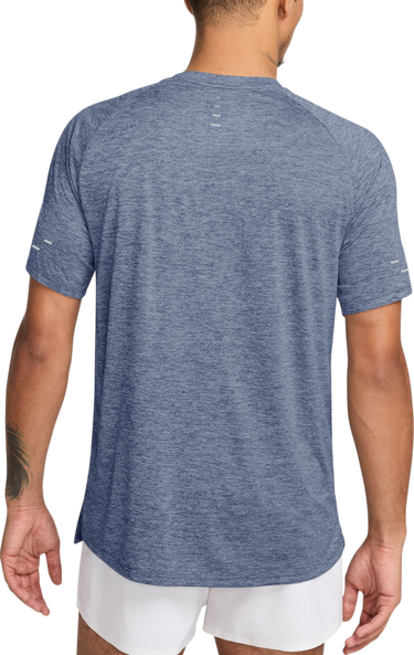 Тениска Nike Stride Short-Sleeve Heathered Running T-Shirt with Reflective Details Синьо | hv5203-499, 1