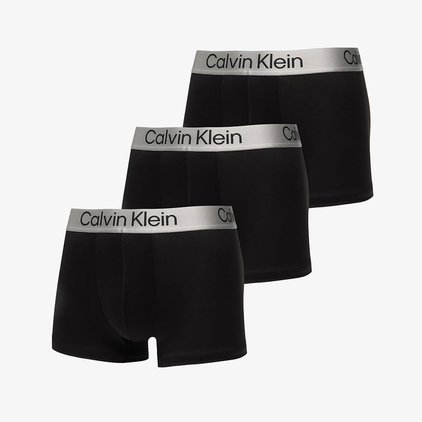 Боксерки CALVIN KLEIN Trunk 3-Pack Black Черно | LV00NB4269 UB1