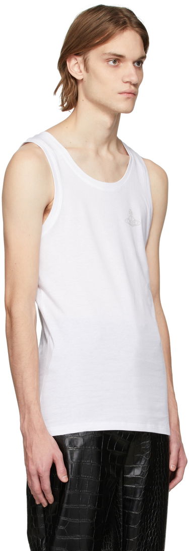 Потник Vivienne Westwood Vivienne Westwood Logo Tank Top Бяло | 81060007-21424-, 1
