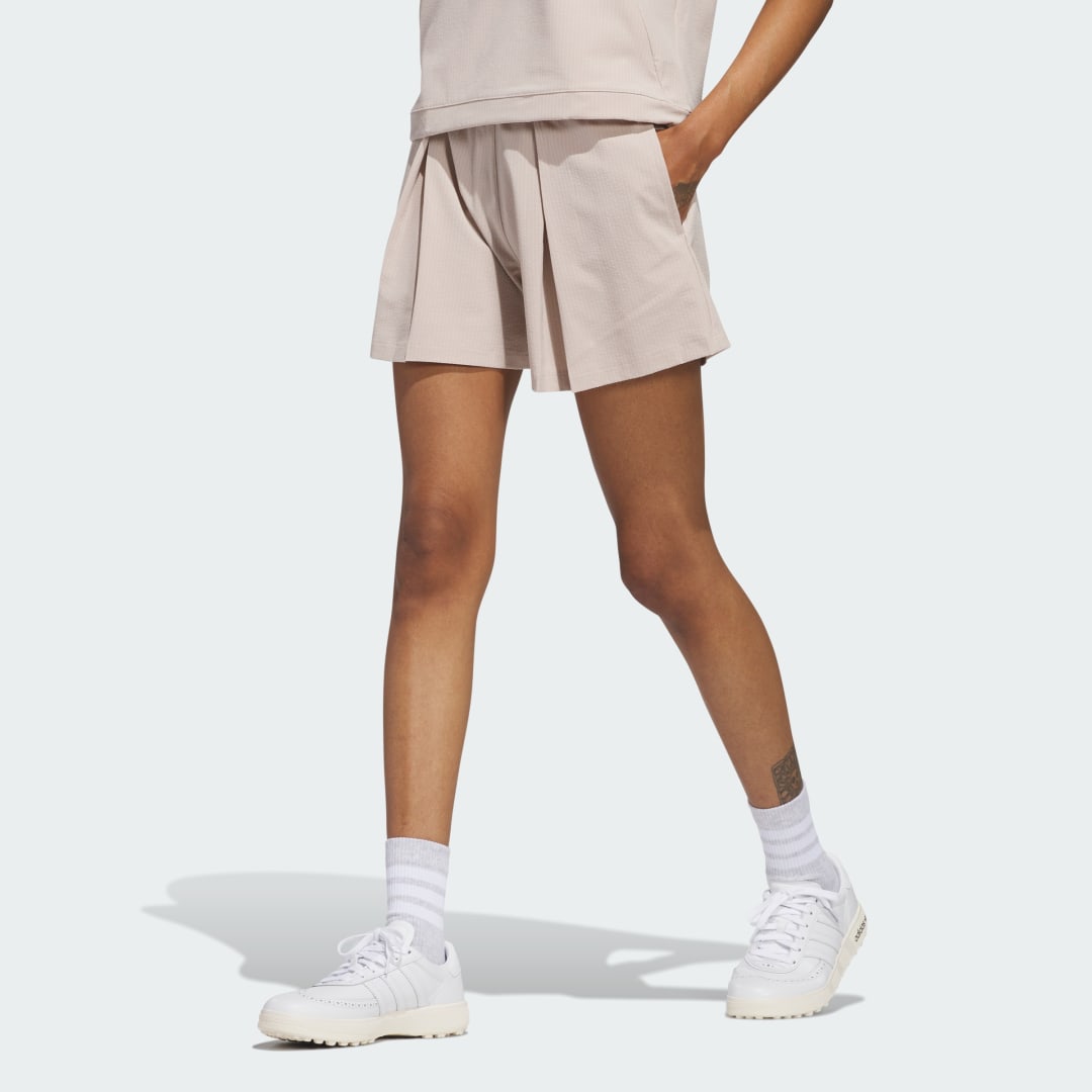 Къси панталони adidas Performance Go-To Pleated Shorts Бежово | JC9233, 0