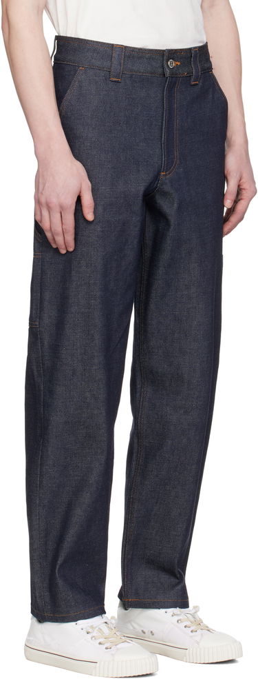 Дънки A.P.C. Fergus Raw Denim Carpenter Jeans Тъмно синьо | COHES-M08500, 1