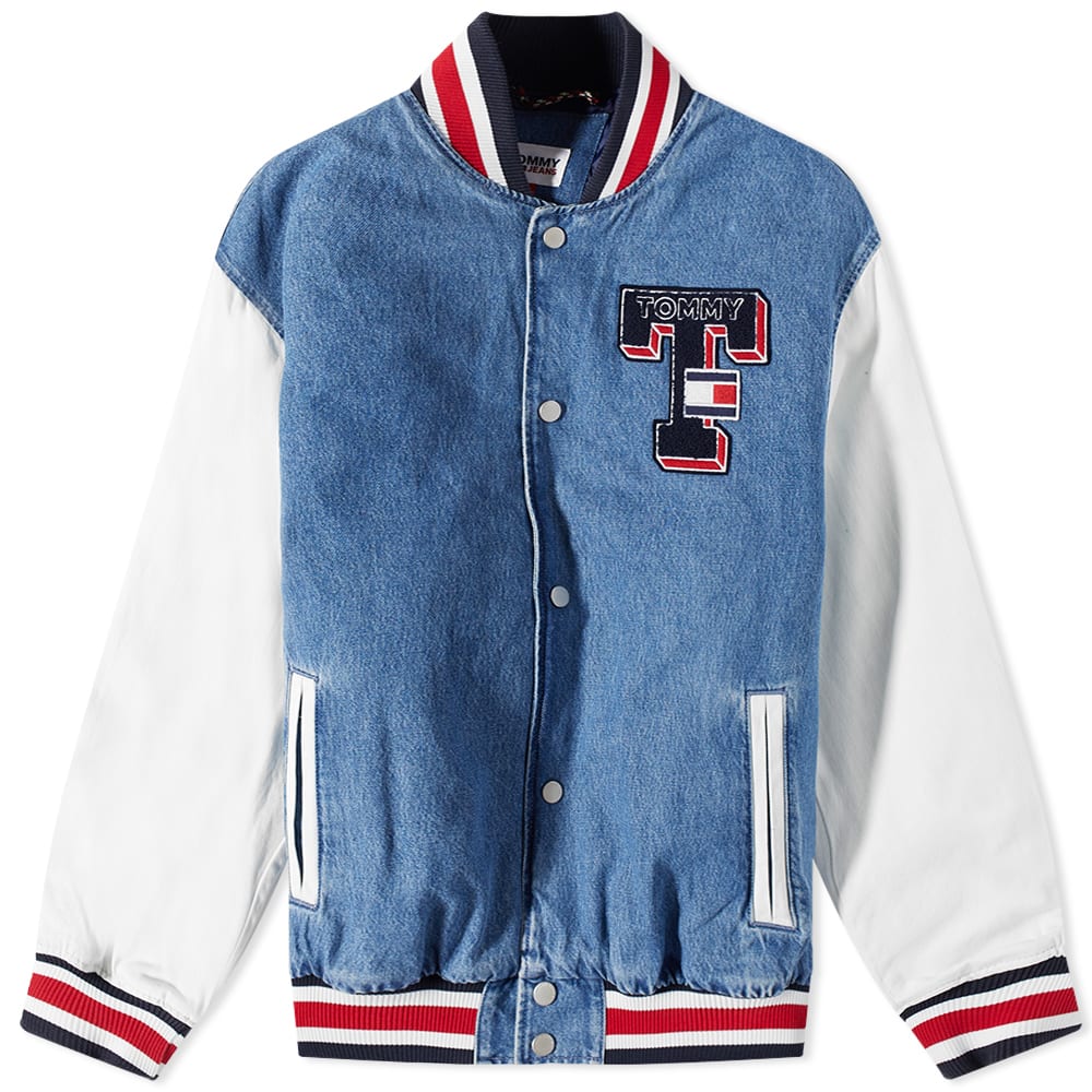 Яке бомбър Tommy Hilfiger Denim Letterman Jacket Синьо | DM0DM14861-1A5, 0