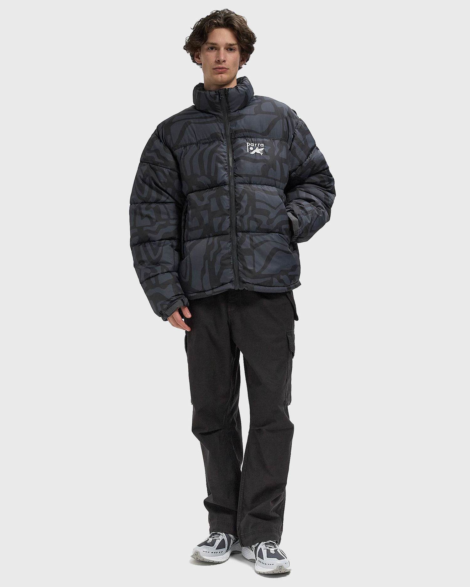 Пухо яке By Parra Broken FTP Patterned Puffer Jacket Черно | 54350, 1