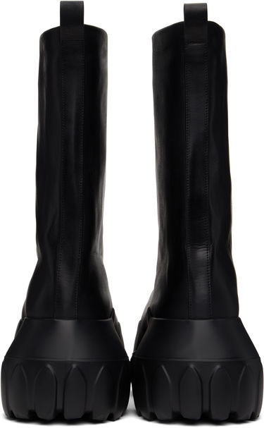 Облекло Rick Owens Rick Owens Hollywood Flared Mega Tractor Boots Черно | RU01E5864 LOO, 1