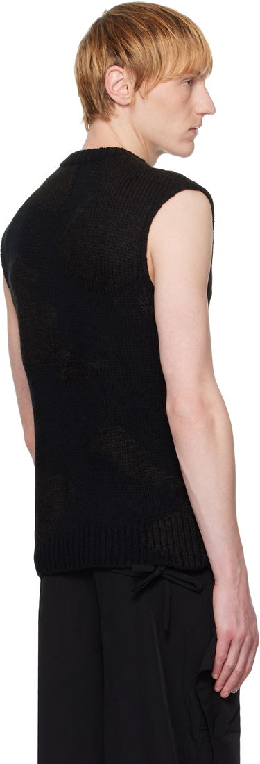 Пуловер HELIOT EMIL HELIOT EMIL Ophiolite Knit Vest Черно | SS25_M_07_074_BLK01, 2