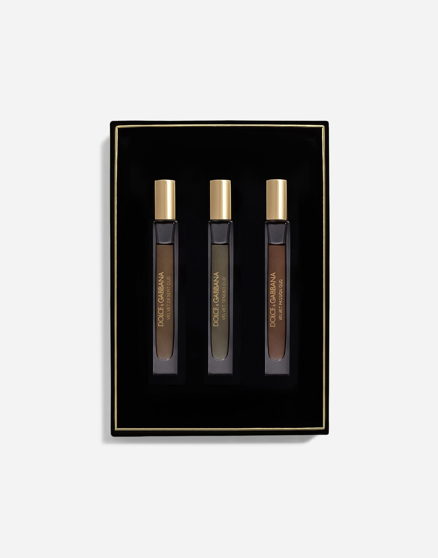 Парфюми и аромати Dolce & Gabbana Velvet Oud Travel Set: Desert, Tender, and Passion Ouds Черно | VT02ZSVT0009V000, 0