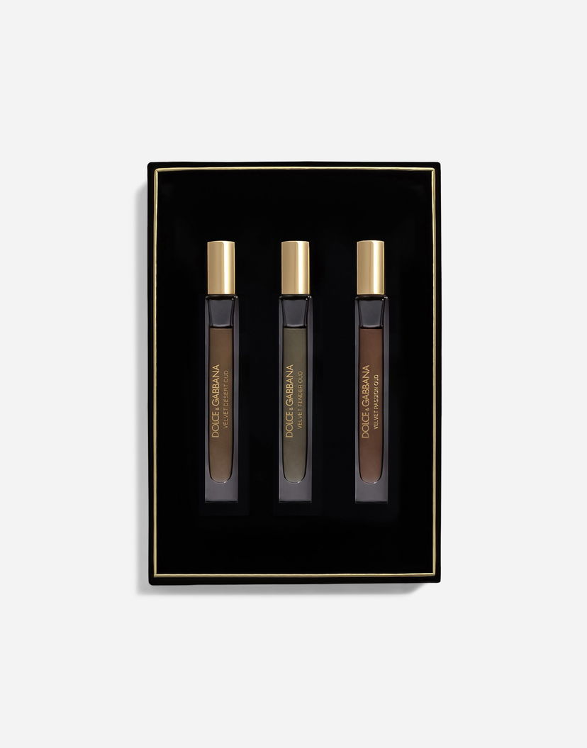 Парфюми и аромати Dolce & Gabbana Velvet Oud Travel Set: Desert, Tender, and Passion Ouds Черно | VT02ZSVT0009V000