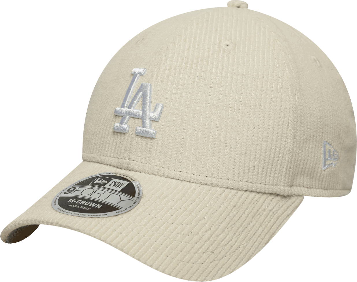 Шапка с козирка New Era MLB Los Angeles Dodgers 9Forty Corduroy Cap Бежово | 60691060-270, 0