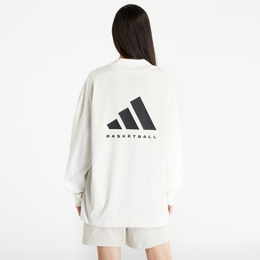 Тениска adidas Originals Basketball Long Sleeve Tee UNISEX "Cloud White" Бяло | IA3424, 0