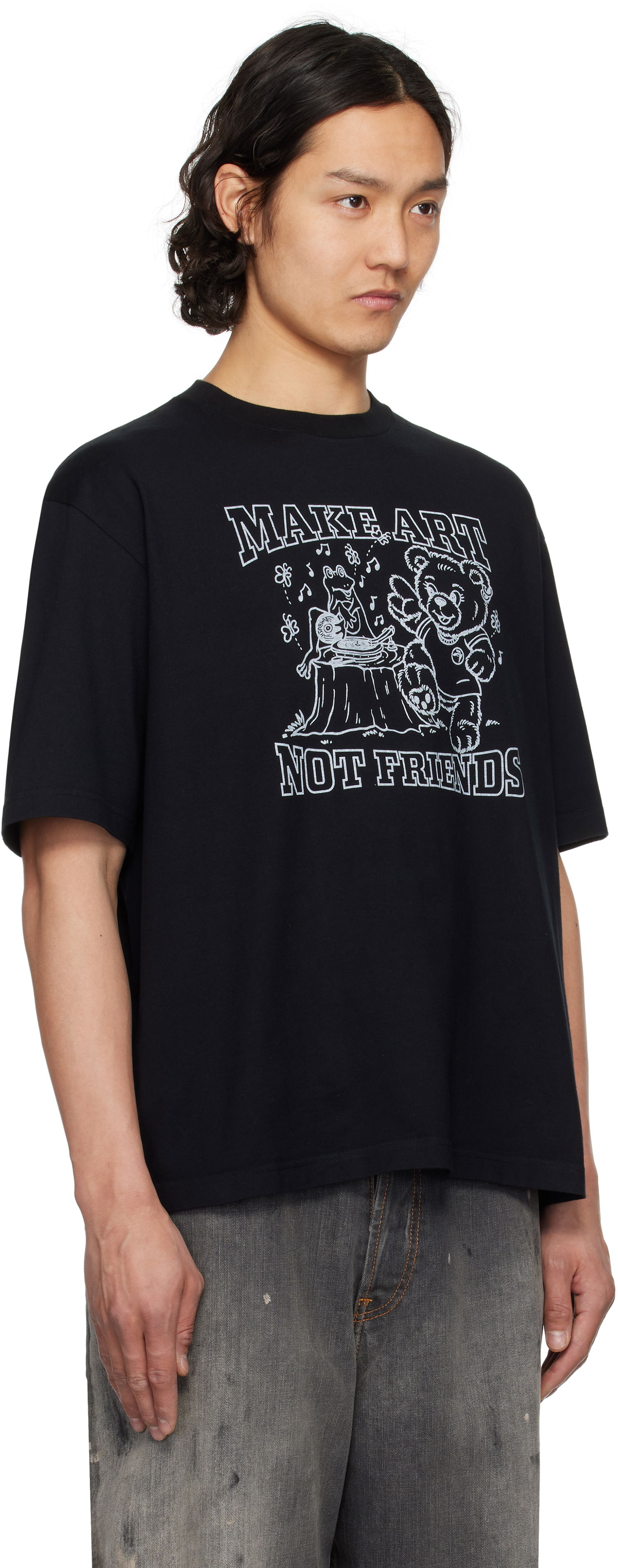 Тениска Ambush AMBUSH 'Make Art' Graphic T-Shirt Черно | 12115328, 1