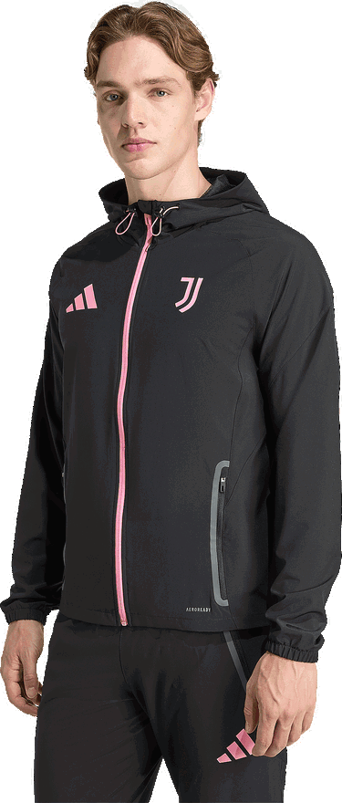 Яке adidas Performance Juventus Tiro 25 Competition Vis Tech Travel Jacket Черно | JV5347, 4