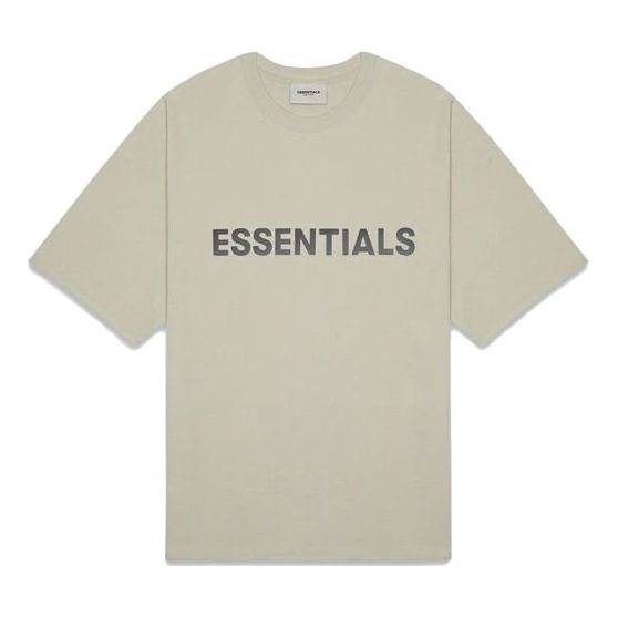 Тениска Fear of God Essentials Logo T-Shirt Бежово | FOG-FW20-291, 0