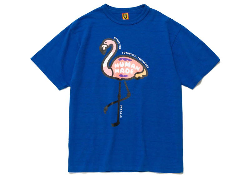 Тениска Human Made Flamingo Graphic T-Shirt Синьо | HM23TE031