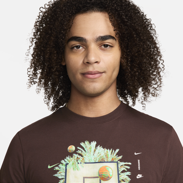 Тениска Nike Basketball Graphic Tee Кафяво | FV8410-227, 4
