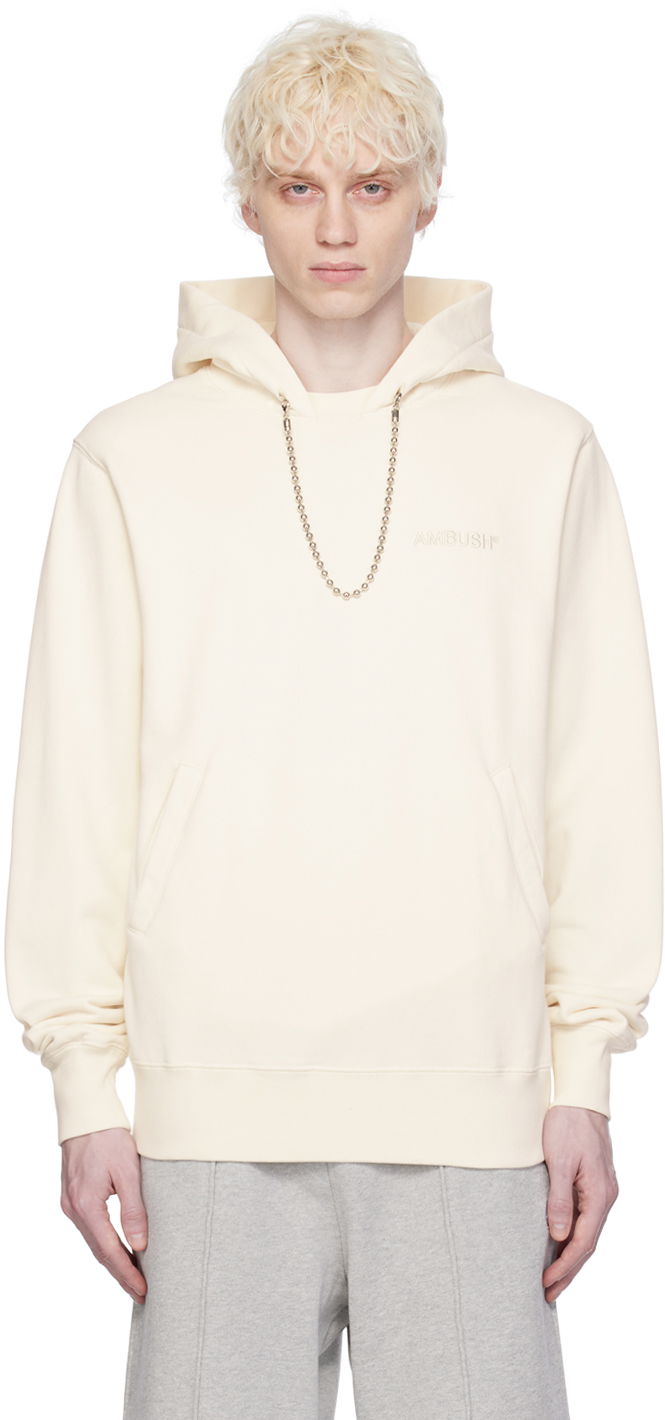 Суитчър Ambush Ballchain Hoodie Бежово | BMBB001S24FLE0013131