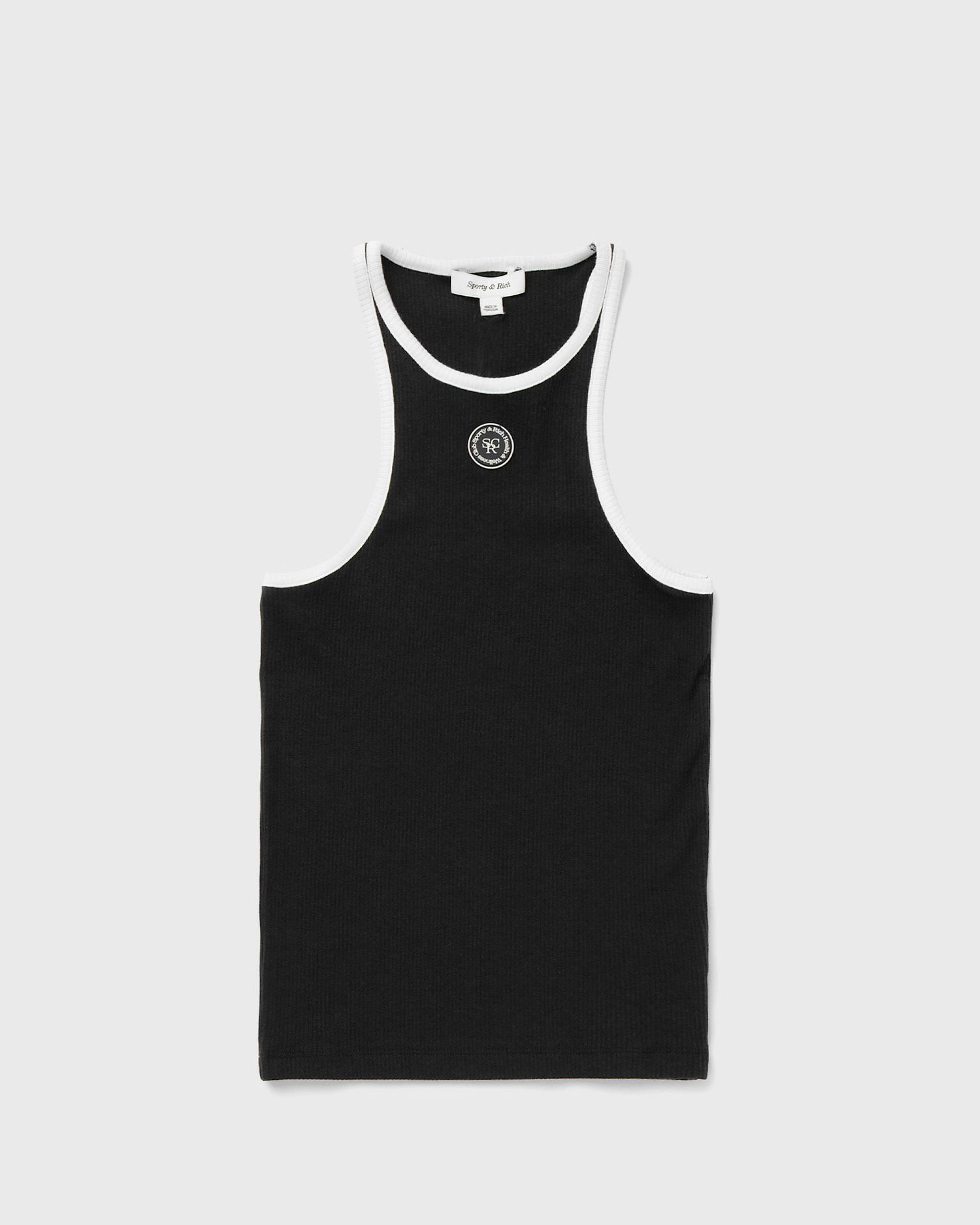 Потник Sporty & Rich SRHWC Ribbed Tank Черно | TO033S405SB, 0