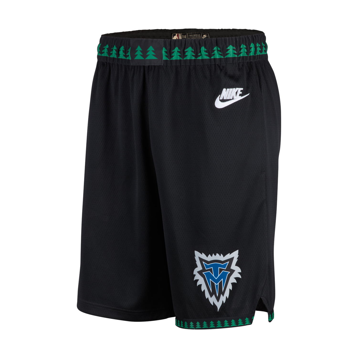 Къси панталони Nike Minnesota Timberwolves Swingman Hardwood Classics 2025/26 NBA Dri-FIT Shorts Черно | HM4840-010, 0