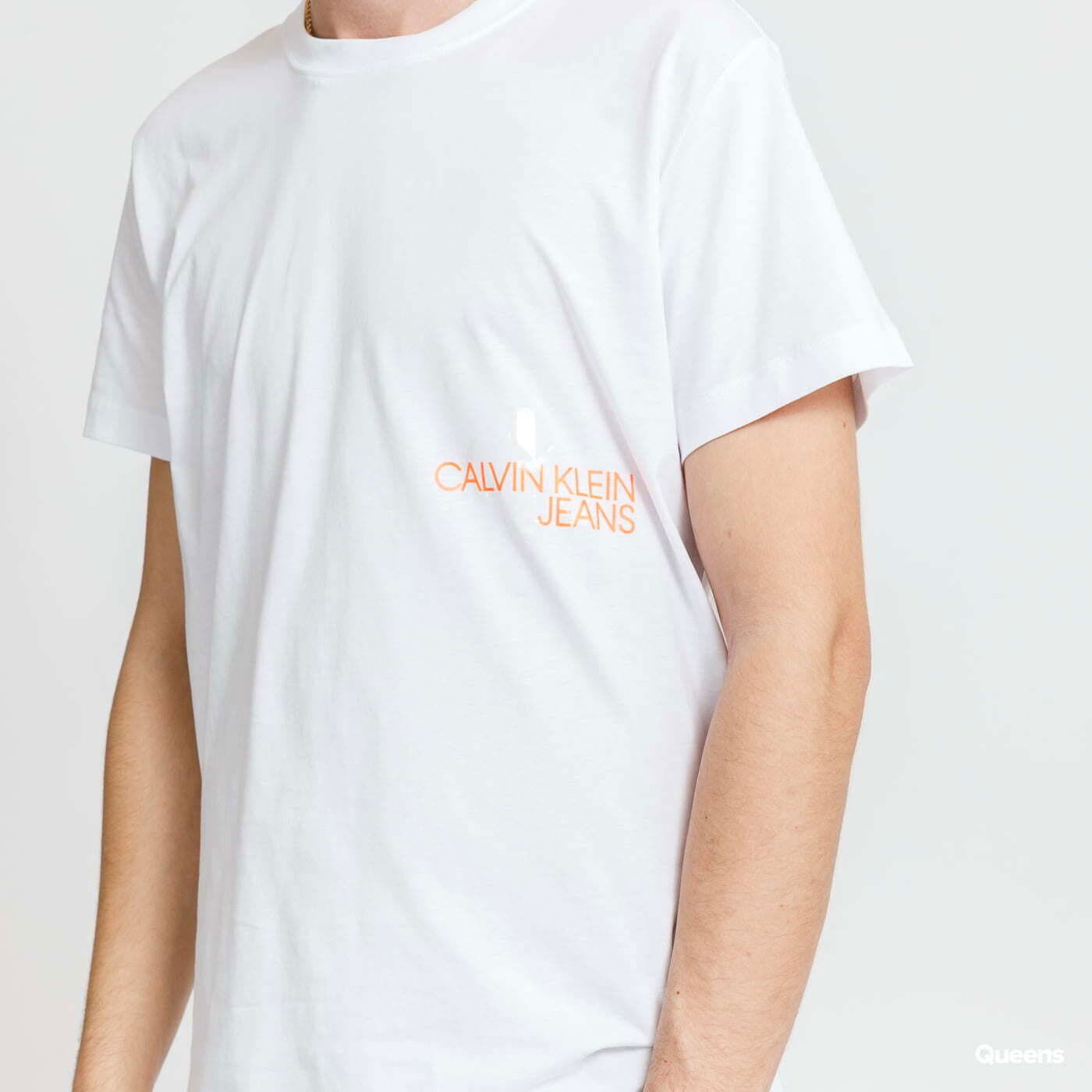 Тениска CALVIN KLEIN Monogram Clear Бяло | J30J317507 YAF, 1