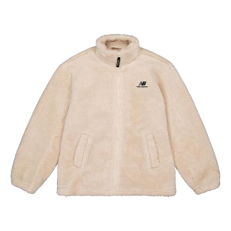 Суитчър New Balance Warm Winter Fleece Jacket Бежово | MDD4N011-CRE, 0