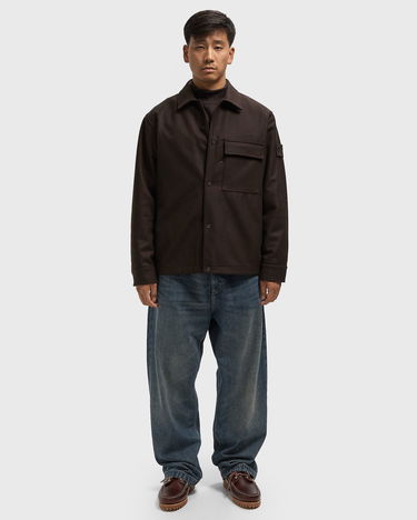 Риза Stone Island Wool Overshirt Кафяво | K2S151200028S0F24.V0070, 1