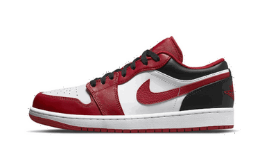 Кецове и обувки Jordan Air Jordan 1 Low "Reverse Black Toe" GS Червено | 553560-163, 3