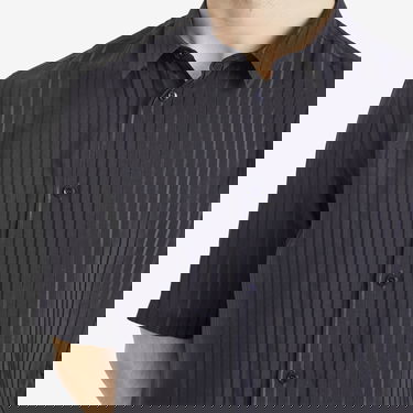 Риза Saint Laurent Saint Laurent Tonal Stripe Short Sleeve Shirt Черно | 601070-Y2G62-4102, 5