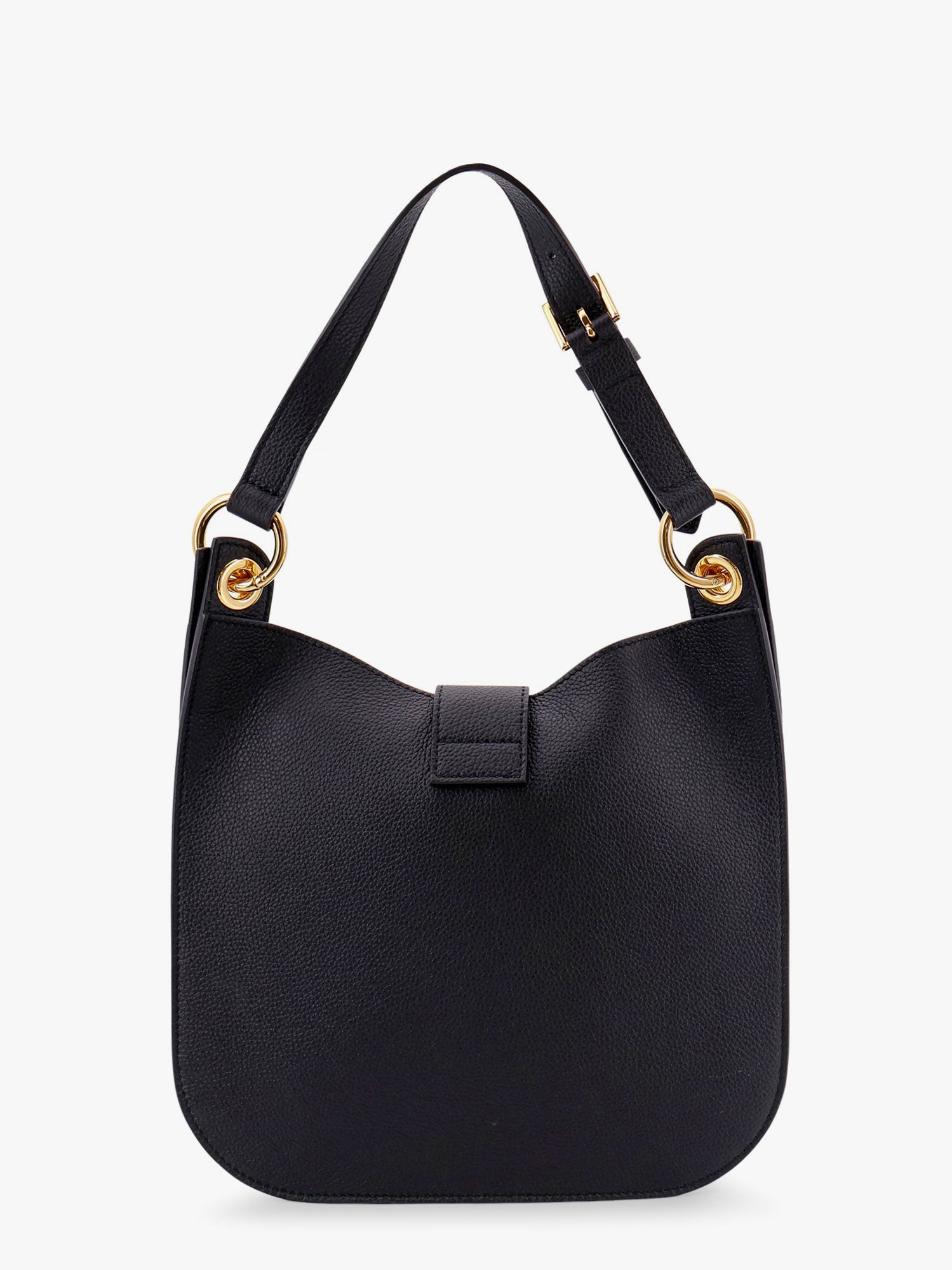 Чанта през рамо Tom Ford Tara Black Leather Shoulder Bag Черно | L1764LCL095G1N001, 1
