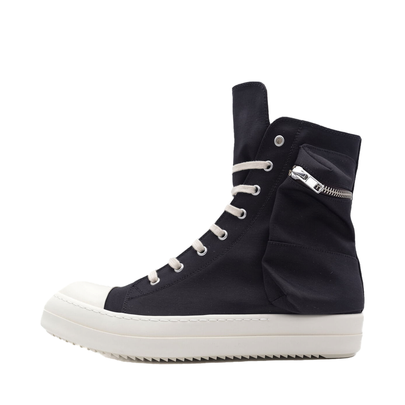 Кецове и обувки Rick Owens DRKSHDW Ramones Cargo Black Dark Dust Milk Черно | DU01B7801 MU 911