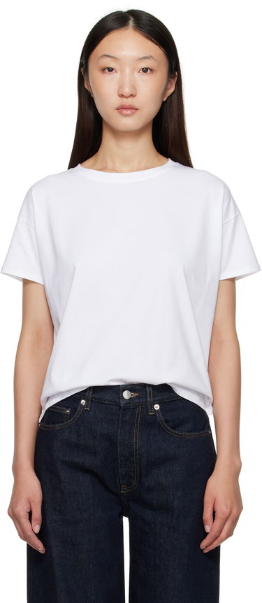 Тениска Loulou de Saison Loulou de Saison Basiluzzo Short Sleeve T-Shirt Бяло | BASILUZZO LDS, 0