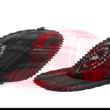Шапка с козирка Patta Tartan Sherpa Fleece Cap Бургунди | POC-AW23-T-A-FLC-C-001, 0
