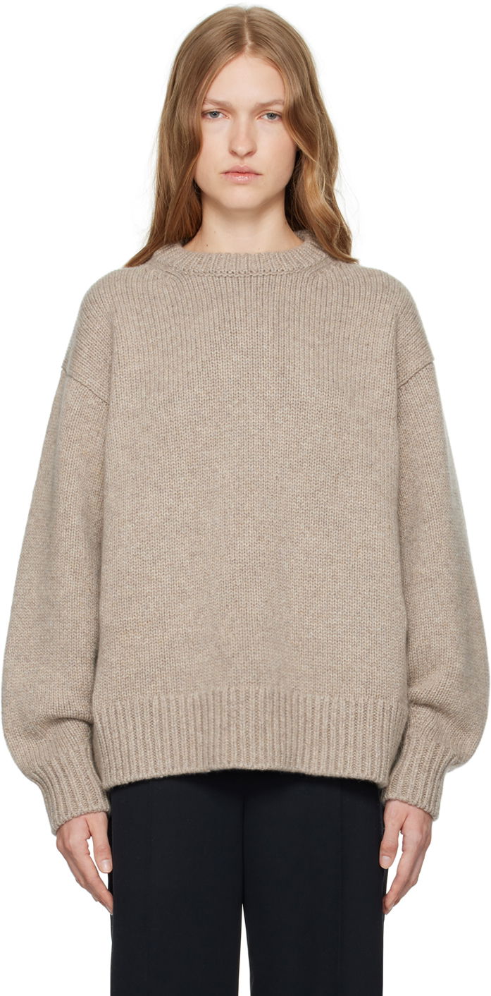 Пуловер The Row The Row Himus Knit Sweater Бежово | 8287-Y120, 0