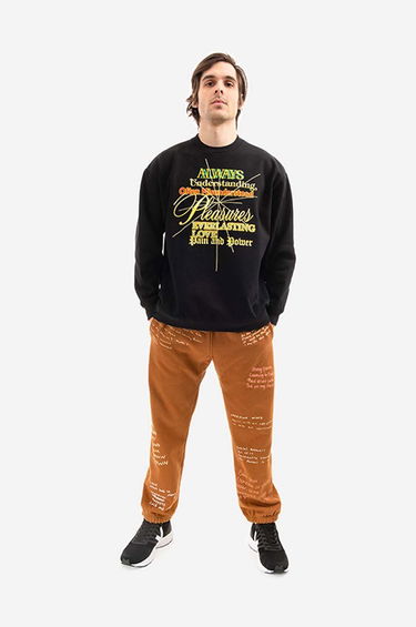 Суитчър Pleasures Faith Crewneck Sweatshirt Лилаво | P21W027, 3