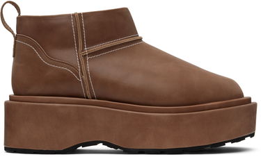 Аксесоари We11done We11done Pull-Loop Platform Boots Кафяво | WD-AO1-23-468-W-BR, 0