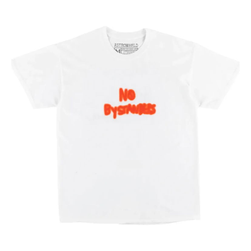 Тениска Cactus Jack by Travis Scott Travis Scott No Bystanders T-Shirt Бяло | TC-312