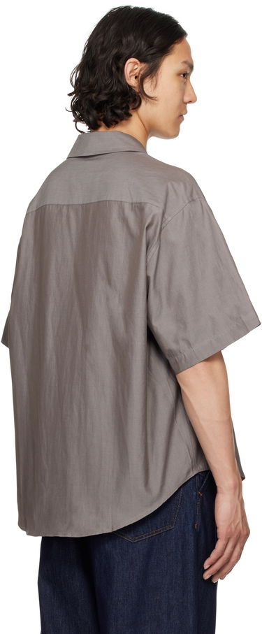 Риза AMI AMI Paris Cotton Boxy Shirt Сиво | HSH236.CO0099, 2