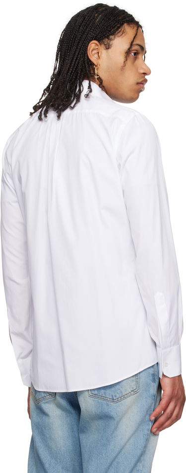 Риза Dolce & Gabbana Dolce&Gabbana Heraldic Patch Cotton Shirt Бяло | G5ML1ZGI757, 2