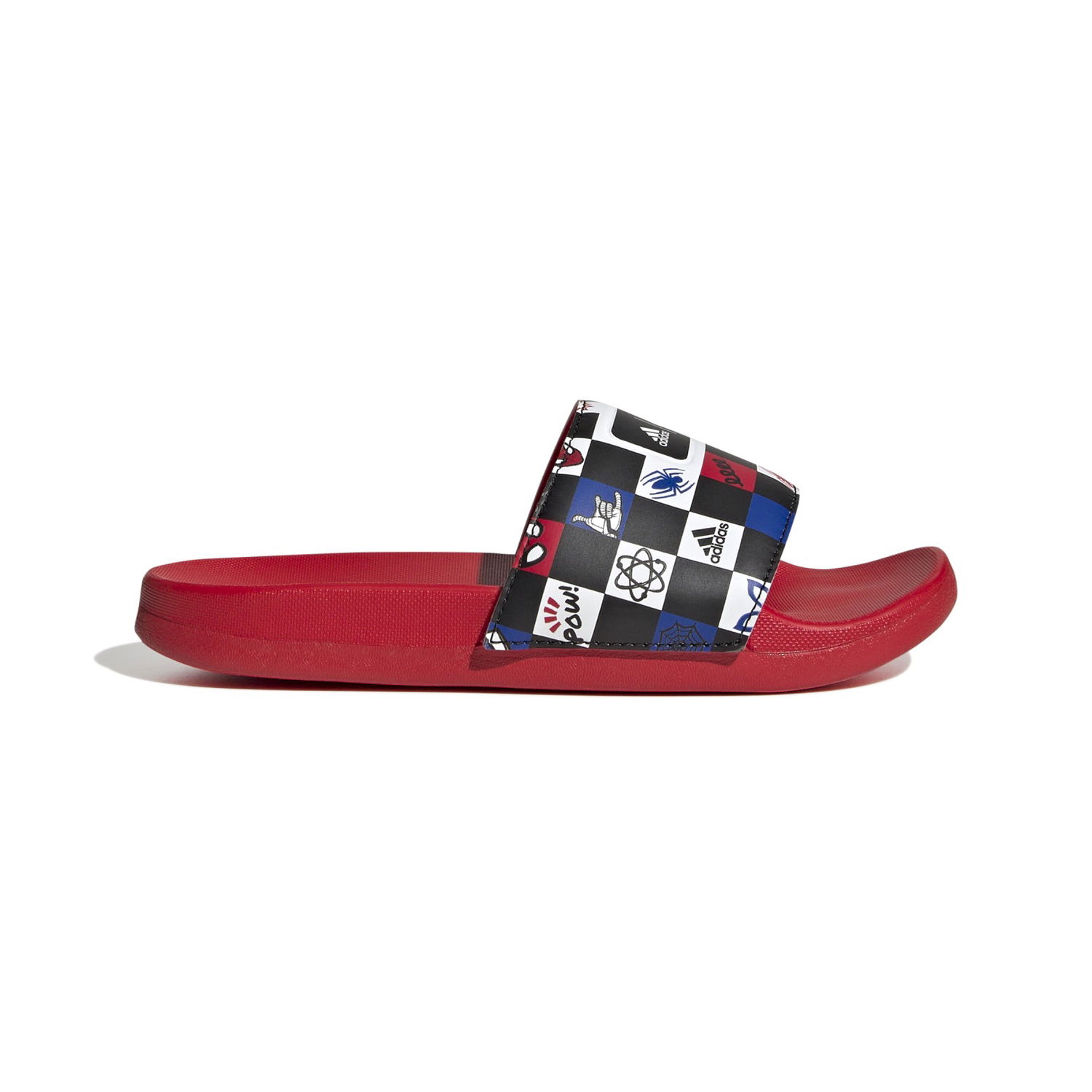 Кецове и обувки adidas Originals Adilette Comfort Spiderman Slides Червено | HP7758, 0