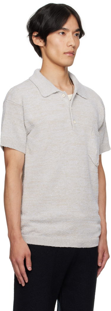 Поло тениска Maison Margiela Maison Margiela Patch Pocket Knit Polo Бежово | S50GL0062 M13152, 1